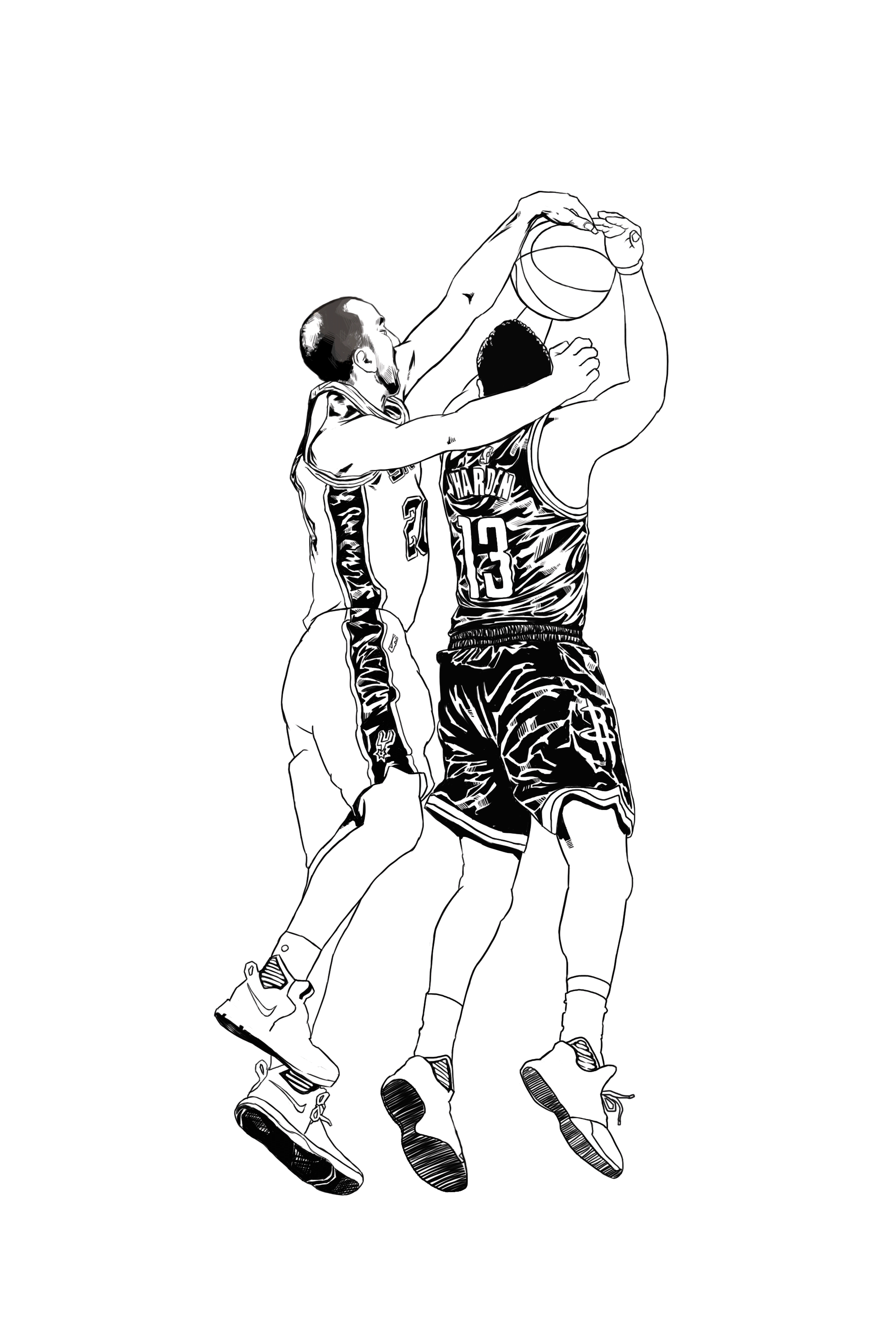 nba手抄报,nba手抄报100幅图片